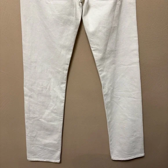 Mother Superior The Smarty Pants Skimp Jeans Totally Innocent White 24 NWT New - Picture 9 of 15